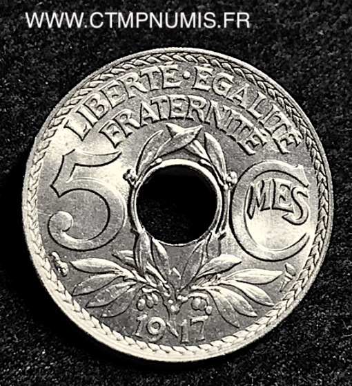 ,5,CENTIMES,LINDAUER,1917,SPL,