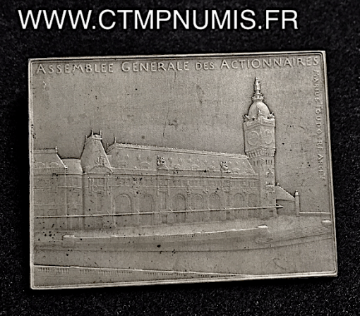 MEDAILLE, ARGENT,CHEMIN,DE,FER,PARIS,LYON,MEDITERANEE,