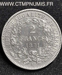 ,2,FRANCS,ARGENT,CERES,1871,A,PARIS,