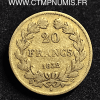 ,20,FRANCS,OR,LOUIS,PHILIIPE,1832,W,LILLE,