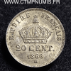 20 CENTIMES NAPOLEON III 1866 STRASBOURG