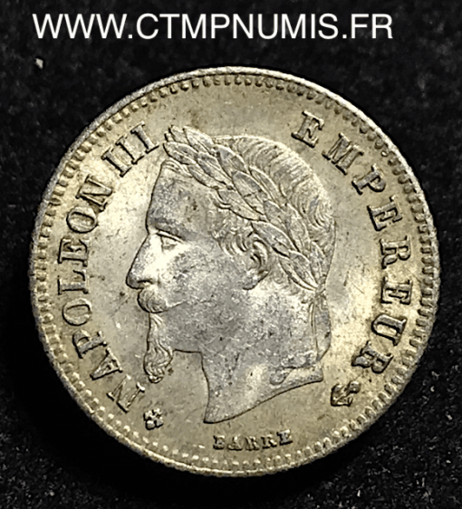 20 CENTIMES NAPOLEON III 1866 STRASBOURG