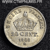 20 CENTIMES  NAPOLEON III 1866 STRASBOURG