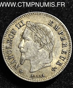 20 CENTIMES  NAPOLEON III 1866 STRASBOURG