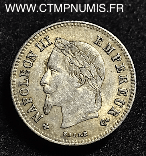 20 CENTIMES NAPOLEON III 1866 STRASBOURG