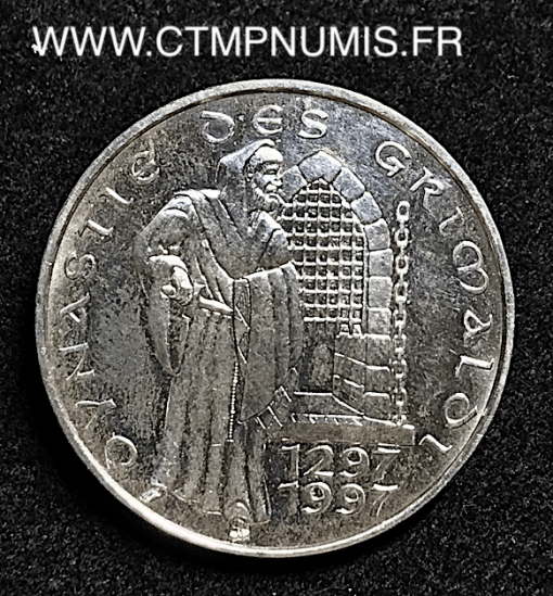 MONACO 100 FRANCS ARGENT  1997