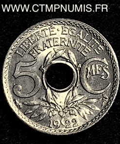 5 CENTIMES LINDAUER PETIT MODULE 1922