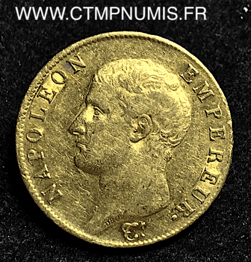 40 FRANCS OR NAPOLEON I° 1806 A PARIS