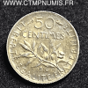 50 CENTIMES  SEMEUSE 1916  MEDAILLE  FAUTEE