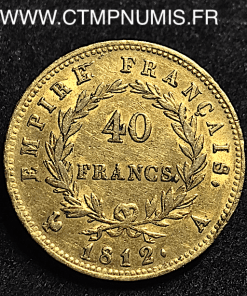 ,40,FRANCS,OR,NAPOLEON,I,1812,A,PARIS