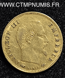 5 FRANCS OR NAPOLEON III 1857 A PARIS