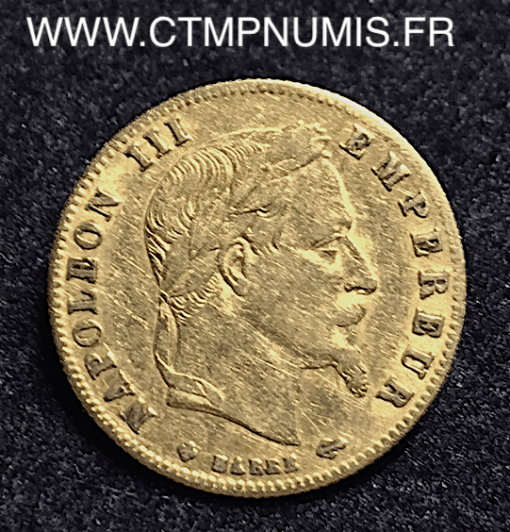 5 FRANCS OR NAPOLEON III 1862  STRASBOURG