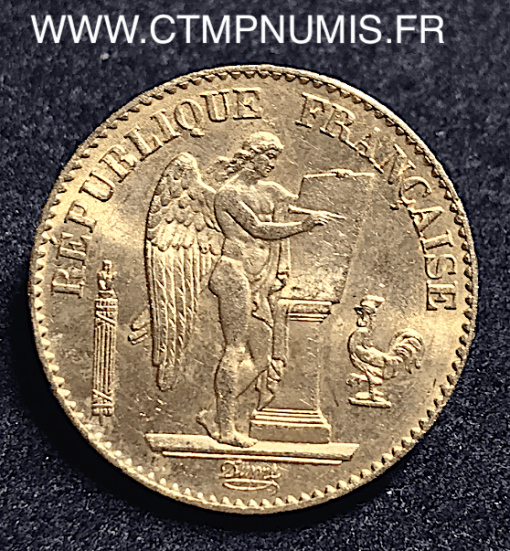 20 FRANCS OR GENIE 1893 A PARIS