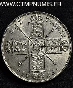 GRANDE BRETAGNE FLORIN ARGENT 1923