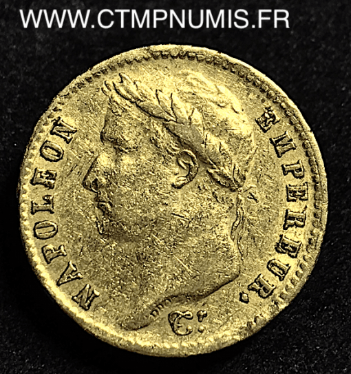 20 FRANCS OR NAPOLEON I° TETE LAUREE 1808 A