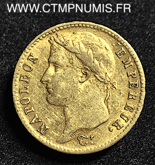 20 FRANCS OR NAPOLEON I°  EMPIRE 1809 A PARIS