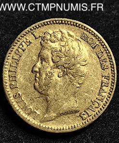 20 FRANCS OR LOUIS PHILIPPE  1831 A PARIS 