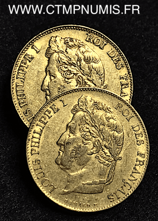 20 FRANCS OR LOUIS PHILIPPE I° DOMARD 1834 A