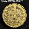 20 FRANCS OR LOUIS PHILIPPE I° DOMARD 1838 A