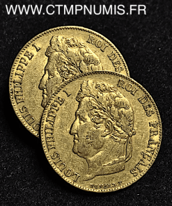 20 FRANCS OR LOUIS PHILIPPE I° DOMARD 1838 A