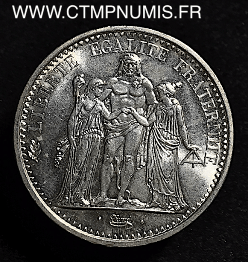 10 FRANCS ARGENT HERCULE 1970 SPL