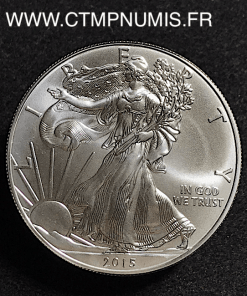 USA 1 ONCE DOLLAR ARGENT FIN LIBERTY 2015 