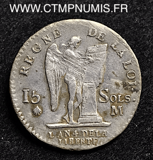 ,15,SOLS,ARGENT,CONSTITUTION,1792,TOULOUSE,