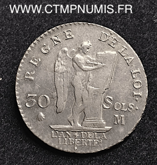 ,30,SOLS,ARGENT,CONSTITUTION,1792,TOULOUSE,