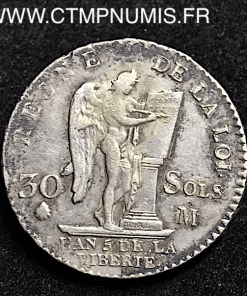 ,30,SOLS,ARGENT,CONSTITUTION,1793,TOULOUSE,