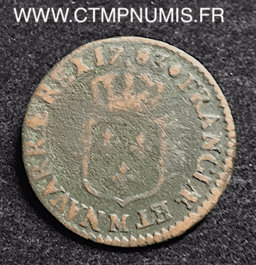 LOUIS XVI 1/2 SOL 1783 M TOULOUSE