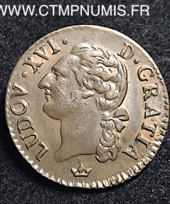 LOUIS XVI 1/2 SOL 1784 M TOULOUSE SUP