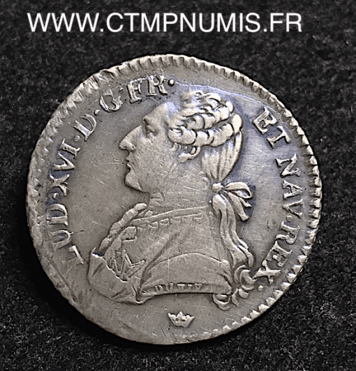 LOUIS XVI 1/10 ECU ARGENT 1778 M TOULOUSE