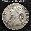 LOUIS XVI 1/10 ECU ARGENT  1779 M TOULOUSE