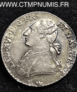 LOUIS XVI 1/10 ECU ARGENT  1779 M TOULOUSE