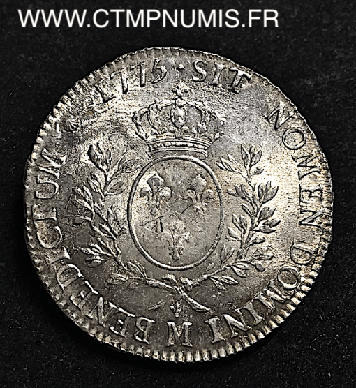 LOUIS XVI ECU ARGENT 1775 M TOULOUSE