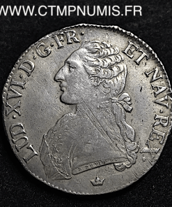 LOUIS XVI ECU ARGENT  1780 M TOULOUSE