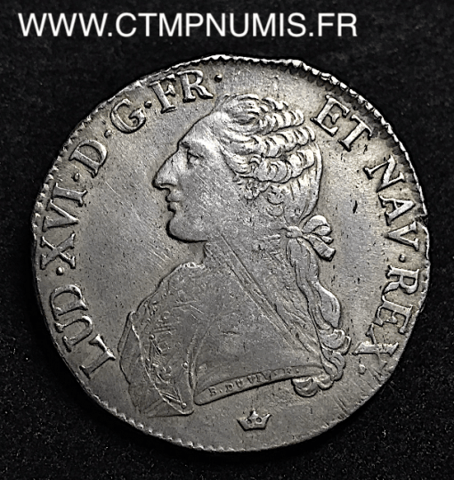 LOUIS XVI ECU ARGENT 1780 M TOULOUSE