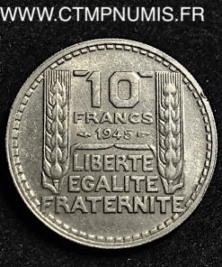 10 FRANCS TURIN 1945 RAMEAUX COURTS