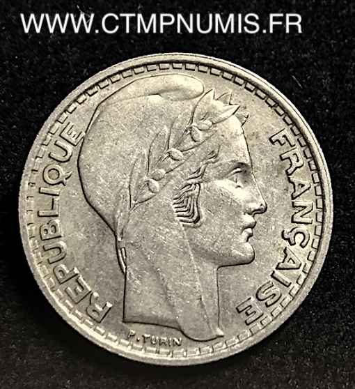 10 FRANCS TURIN 1946 RAMEAUX LONGS RARE