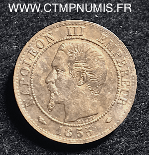 1 CENTIME NAPOLEON III  1855 MA MARSEILLE