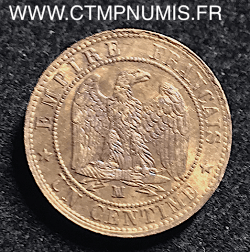 1 CENTIME NAPOLEON III  1855 MA MARSEILLE