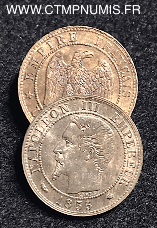 1 CENTIME NAPOLEON III 1855 MA MARSEILLE