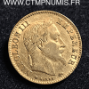 10 FRANCS OR NAPOLEON III TETE LAUREE 1868 A