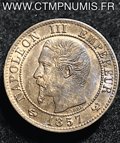 1 CENTIME NAPOLEON III TETE NUE 1857 W LILLE 