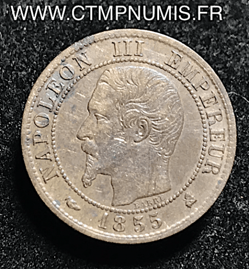 1 CENTIME NAPOLEON III TETE NUE 1857 BORDEAUX