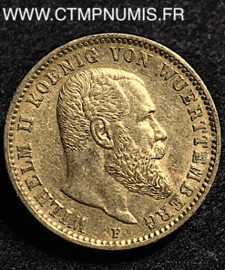 ALLEMAGNE WURTTEMBERG 20 MARK OR 1897