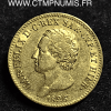 ITALIE 20 LIRE OR CHARLES FELIX 1826 TURIN