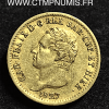 ITALIE 20 LIRE OR CHARLES FELIX 1827 TURIN