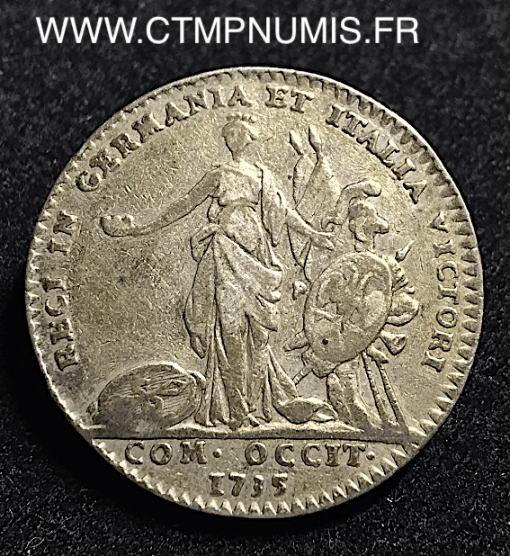 JETON DU LANGUEDOC LOUIS XV 1735 OCCITANIE