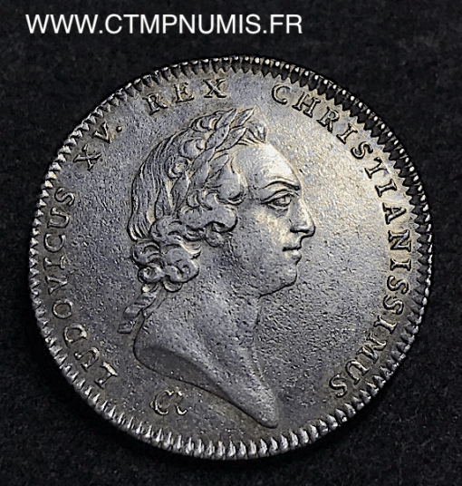 JETON ARGENT LANGUEDOC LOUIS XV 1750